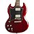 GUITARRA EPIPHONE SG STANDARD LEFTY - CHERRY - CANHOTO - Imagem 2