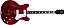 Guitarra Vox Bobcat - Bc-v90-cr - Red Com Case Original - Imagem 1