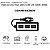 Cabo Hub 4 X 1 Plug Usb Tipo-c Para 3 Usb 2.0 E 1 Usb 3.0 - Imagem 3