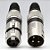 Kit 10 Plug Conector Xlr Cannon Macho Femea Corpo Metalico - Imagem 2