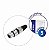 Kit 10 Plug Conector Xlr Cannon Macho Femea Corpo Metalico - Imagem 6