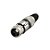 Plug Conector Xlr Cannon Femea Corpo Metalico - Imagem 4