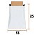 Envelope De Segurança Branco 13x25 Embalagem Para Envio Correios - Imagem 1