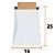 Envelope De Segurança Branco 15x25 Embalagem Para Envio Correios - Imagem 1