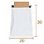 Envelope De Segurança Branco 20x30 Embalagem Para Envio Correios - Imagem 1