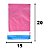 Envelope De Segurança Rosa Bebê 15x20 Embalagem Para Envio Correios - Imagem 1