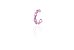 Piercing Chain Banho Pink - Imagem 1