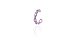 Piercing Chain Banho Purple - Imagem 1