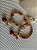 Conjunto Pulseiras Calcita Laranja, Amazonita e Rutilo - Imagem 2
