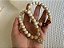Pulseiras Awolita Bege, Amazonita e Cristal (Par) - Imagem 3