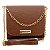BOLSA FEMININA PEQUENA ALÇA TRANSVERSAL - CAFÉ - Imagem 4