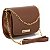 BOLSA FEMININA PEQUENA ALÇA TRANSVERSAL - CAFÉ - Imagem 1