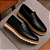 Mocassim Masculino Oxford Preto - Imagem 3