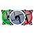 Kit Cooler Fan Rise Mode Led 3 Fans RGB 120mm RM-FN-02-RGB - Imagem 1