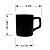 Kit 6 Pcs Xicara de Cafe - 80ML - Preto - CAF2001 - Imagem 3