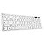 Teclado Mouse Kit Home Office Sem Fio Branco Exbom BK-S1000 - Imagem 2