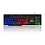 Teclado Gamer Semi Mecanico Led ABNT2 Exbom BK-151C - Imagem 1
