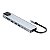 Hub Usb-C 8 em 1 Adaptador HDMI LAN SD/TF USB3.0 USB/C PD - Imagem 3