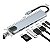 Hub Usb-C 8 em 1 Adaptador HDMI LAN SD/TF USB3.0 USB/C PD - Imagem 1