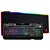 Kit Gamer Teclado Semi Mecanico com Led e Mousepad RGB 70X30 - Imagem 1