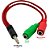 Kit 10un Cabo Adaptador de 2 -P2 para P3 P/ Fone e Microfone - Imagem 2