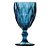 Jogo de taça Diamond de Vidro Azul 300ML Diamante 6pcs - Imagem 1