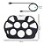Bateria Eletrônica Musical Drum Dobrável Silicone 2 Pedais - Imagem 9