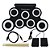 Bateria Eletrônica 5 Drums 4 Metal Silicone Portátil C Pedal - Imagem 2