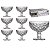 Kit Taça de Sobremesa Vidro Transparente Estrela 335ml 6pcs - Imagem 1