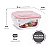 Kit 5 Potes Vidro Hermético Trava Quadrado 520ml Marmita - Imagem 2