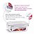 Conjunto 5 Potes Vidro Hermético Marmita Mantimentos 370ml - Imagem 6
