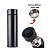 Kit 4 Garrafas Térmica Aço Inox Termômetro Led Digital 400ml - Imagem 4