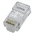 Pacote c/ 100un Conector Vazado RJ45 Cat5 Cat6 Cabo De Rede - Imagem 6