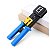 Kit C/ 100 Conector Vazado Cat5 + Alicate RJ45 Cabo de Rede - Imagem 10