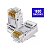 Kit C/ 1000 Conector Vazado Cat5 + Alicate RJ45 Cabo de Rede - Imagem 2