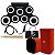 Bateria Eletrônica 5 Drums 4 Metal Portátil e Caixa de Som - Imagem 1