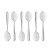 Jogo Colher de Sobremesa 6 pçs Inox Aço Restaurante Buffet - Imagem 1