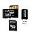 Cartão de Memória 128GB Micro SD Adaptador e Pen Drive Exbom - Imagem 4