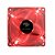 Fan Gamer G-fire 80mm com led Vermelho ew0408e - Imagem 1