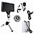 Microscópio Digital 1200X Tela 7 Polegadas 8 Luzes Led Bateria Recarregável - Imagem 2