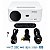 Projetor Smart Multimídia Branco 4K Sem Fio Android 5G Laser Espelhamento Exbom - Imagem 2