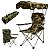 Cadeira Camping Praia Pesca Portátil 150kg Camuflada com Teto e Porta Copos - Imagem 1