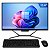 Computador ALL IN ONE 23,8" Celeron N5095 RAM 8GB SSD 256GB NVMe Windows 11 + Kit Office - Imagem 1