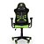 Cadeira Gamer Dazz Prime-X Preta e Verde Reclinável - Imagem 1