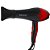 Secador de Cabelos Profissional 2200W 110V Preto e Vermelho - Imagem 1