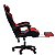 Cadeira Gamer Ktrok ProSeat Giratória Retrátil - Vermelha - Imagem 2