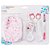 Kit Higiene Bebê Rosa Estojo Pente Lixa Tesoura - Imagem 3