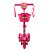 Patinete 3 Rodas Infantil Musical com Luzes até 5 anos Rosa - Imagem 1