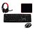 Kit Teclado Mouse Headset e Mousepad Corporativo Home Office - Imagem 1