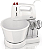 Hastes (par) | Batedeira Philips RI7000 | WALITA Topa tudo HL3122 ( 18CM) - Imagem 3